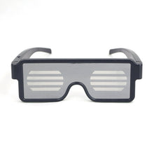 Load image into Gallery viewer, 8 Modes Quick Flash Led Party Glasses USB charge Luminous Glasses Christmas Concert light Toys Dropshipping - Schalapa