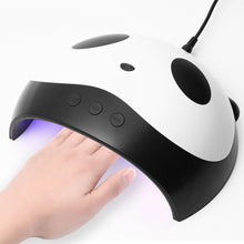 Load image into Gallery viewer, Dropshipping  24W/36W Lovely USB Panda Nail Art Gel Dryer Machine Nail UV LED Lamp Double Light Auto Motion Dryer - Schalapa