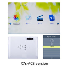 Load image into Gallery viewer, Dropshipping Everycom X7 plus Mini Projector LED TV Beamer Miracast Airplay Wifi Optional 1800 Lumens Portable LCD Home Theater - Schalapa