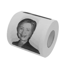 Load image into Gallery viewer, Funny Prank Toilet Roll - Donald Trump &amp; Hilary Clinton - Schalapa