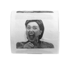 Load image into Gallery viewer, Funny Prank Toilet Roll - Donald Trump &amp; Hilary Clinton - Schalapa