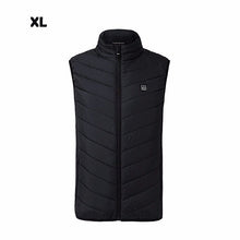 Load image into Gallery viewer, Hot sale Men Women Electric Heated Vest Heating Waistcoat USB Thermal Warm Cloth FeatherWinter Jacket hunting Fishing Dropship - Schalapa