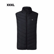 Load image into Gallery viewer, Hot sale Men Women Electric Heated Vest Heating Waistcoat USB Thermal Warm Cloth FeatherWinter Jacket hunting Fishing Dropship - Schalapa