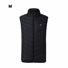 Load image into Gallery viewer, Hot sale Men Women Electric Heated Vest Heating Waistcoat USB Thermal Warm Cloth FeatherWinter Jacket hunting Fishing Dropship - Schalapa