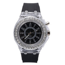 Load image into Gallery viewer, Led Flash Luminous Watches Personality Students Lovers Jellies Woman Men's Watches 7 color Light WristWatch Fashion Teen - Schalapa