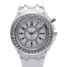 Load image into Gallery viewer, Led Flash Luminous Watches Personality Students Lovers Jellies Woman Men's Watches 7 color Light WristWatch Fashion Teen - Schalapa
