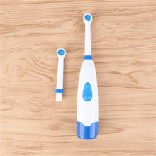 Load image into Gallery viewer, Rotating Electric Toothbrush with 1 Replaceable Brush Heads Battery Operated Oral Hygiene Health Products Dropship - Schalapa