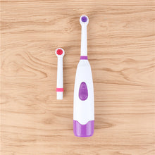 Load image into Gallery viewer, Rotating Electric Toothbrush with 1 Replaceable Brush Heads Battery Operated Oral Hygiene Health Products Dropship - Schalapa