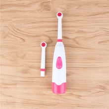 Load image into Gallery viewer, Rotating Electric Toothbrush with 1 Replaceable Brush Heads Battery Operated Oral Hygiene Health Products Dropship - Schalapa