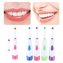 Load image into Gallery viewer, Rotating Electric Toothbrush with 1 Replaceable Brush Heads Battery Operated Oral Hygiene Health Products Dropship - Schalapa