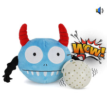 Load image into Gallery viewer, Top Selling Pet Dogs Puppy Toys Electric Squeaky Dogs Ball Vocal Vibration Bounce Plush Toy Ball Fun for Pet Cats Dogs Dropship - Schalapa