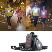 Load image into Gallery viewer, XPE Outdoor Sport Running Lights Q5 LED Night Running Flashlight Warning Lights USB Charge Chest Lamp White Light Torch Dropship - Schalapa